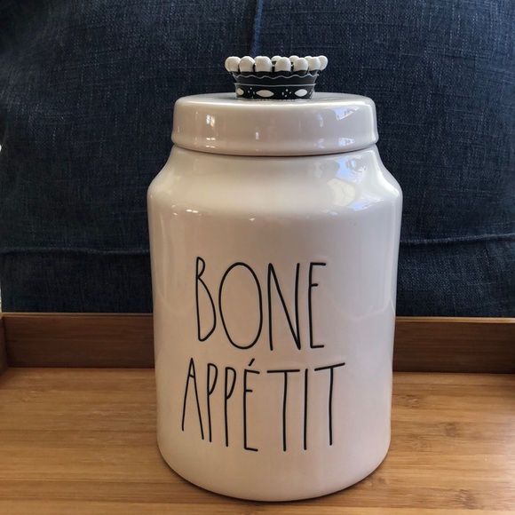 Rae Dunn Other - Rae Dunn Bone Appetit Dog Treat Jar